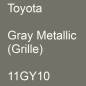 Preview: Toyota, Gray Metallic (Grille), 11GY10.